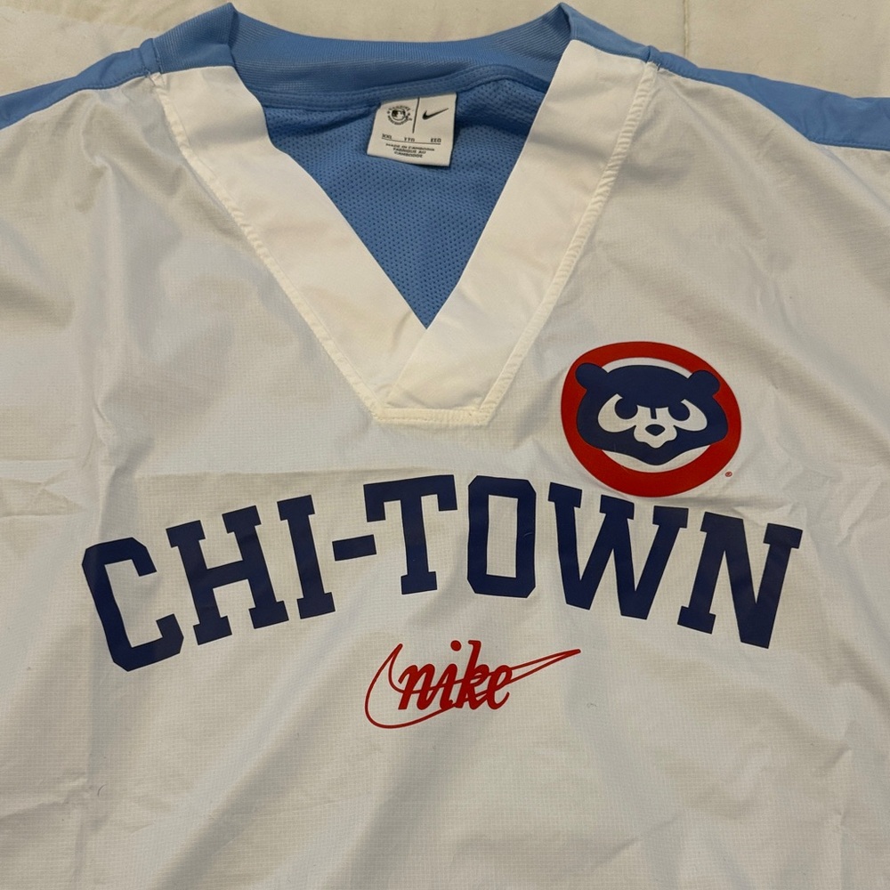 Nike Chicago Cubs City Connect "Chi-Town" MLB Pullover - Mens XXL - Picture 3 of 6